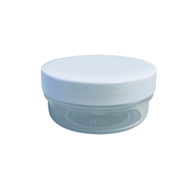 Screw-top flat can 12ml transparent